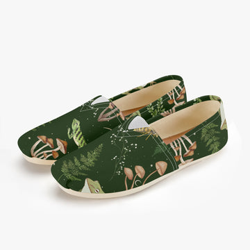 Magick Fauna Print on Canvas Shoes