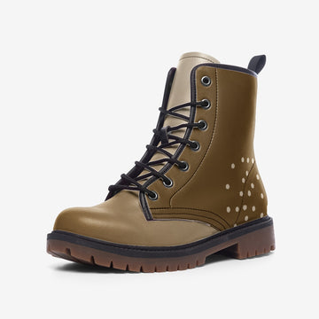 Little Reindeer Vegan Leather Combat Boots