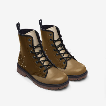 Little Reindeer Vegan Leather Combat Boots