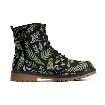 Custom Order || Herbologycore Aesthetic Vegan Leather Combat Boots