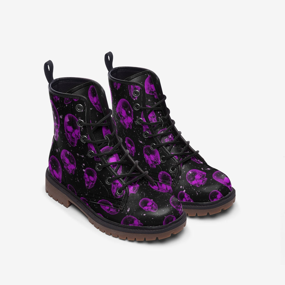 Purple 2025 combat boots