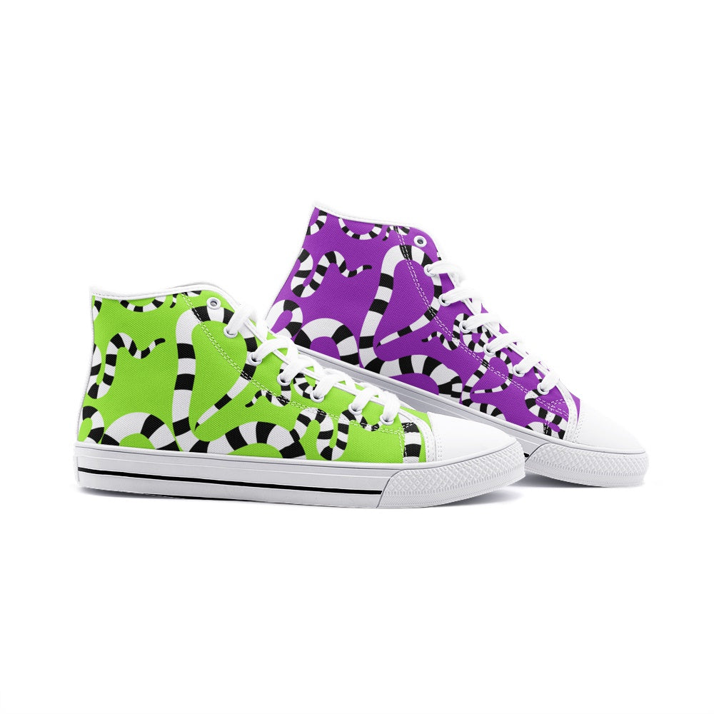 HOLO MELT buy Shoes, High Top Sneakers, Green Sneakers, Colorful Sneakers, Custom Shoes, Madala Shoes, Streetwear Shoes